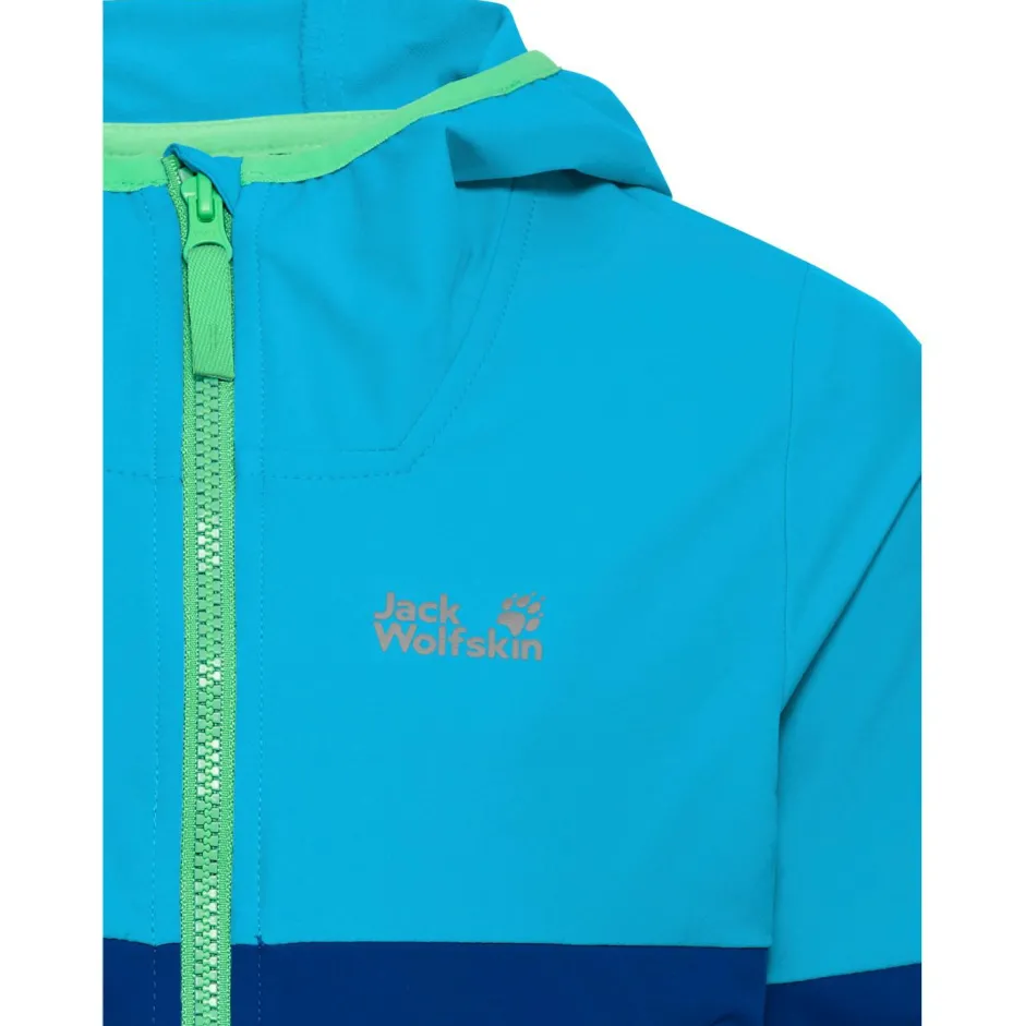 Jack Wolfskin Wanderbekleidung|Jacken-- Kid's Sandbird Hooded Jacket - Softshelljacke