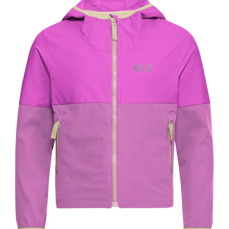 Jack Wolfskin Wanderbekleidung|Jacken-- Kid's Sandbird Hooded Jacket - Softshelljacke