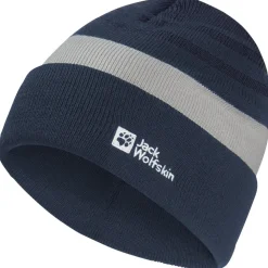 Jack Wolfskin - Kid's Stripy Knit Beanie - Mütze Hot