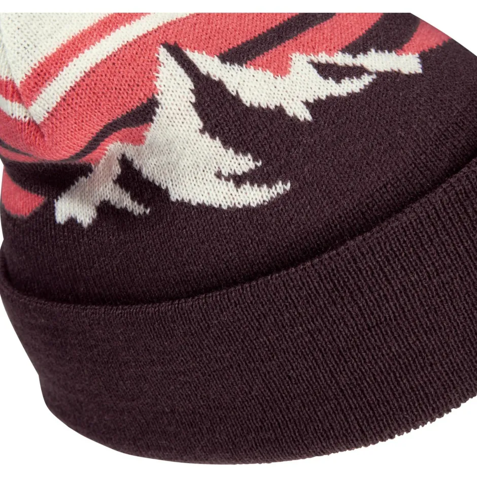 Jack Wolfskin Kopfbedeckungen|Alltagsbekleidung-- Kid's Stripy Pompom Beanie - Mütze