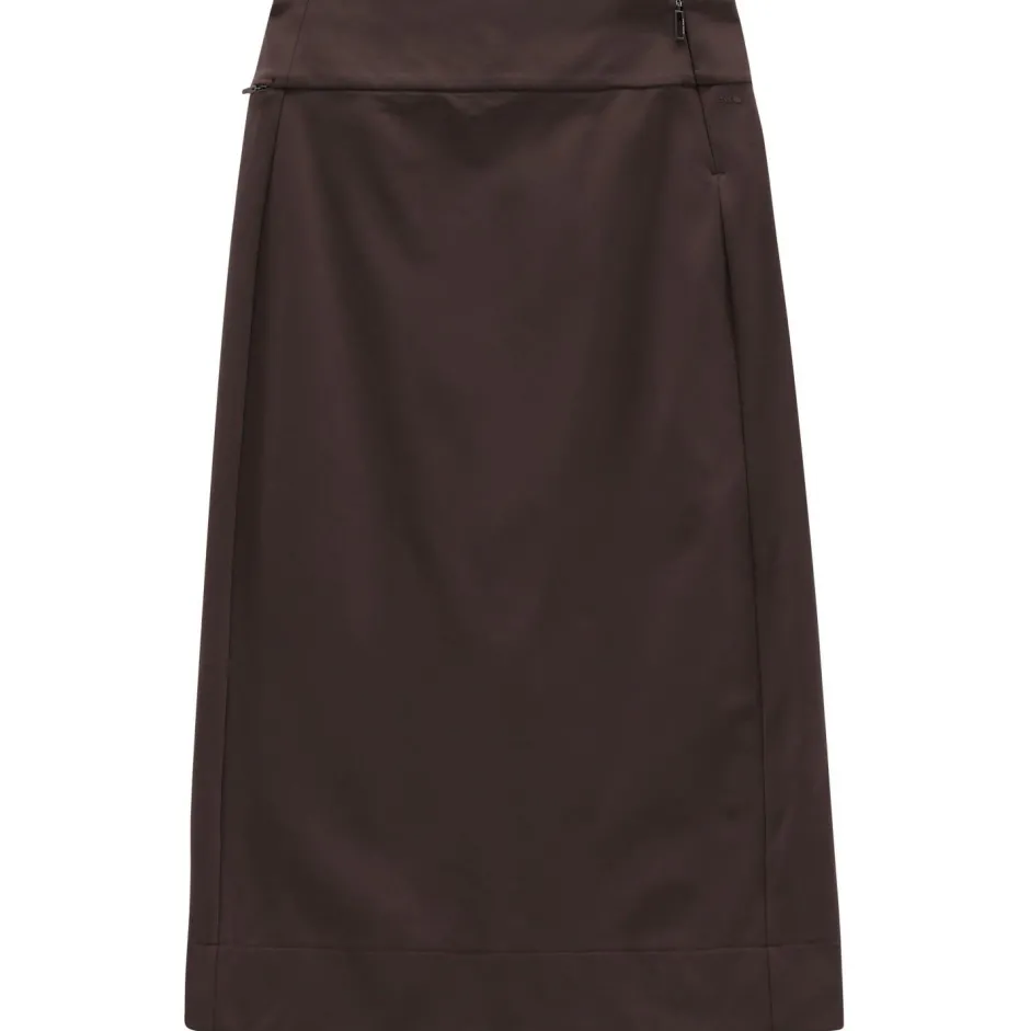Jeanne Baret Alltagsbekleidung-- Women's Bellflower Long Skirt - Rock Wood