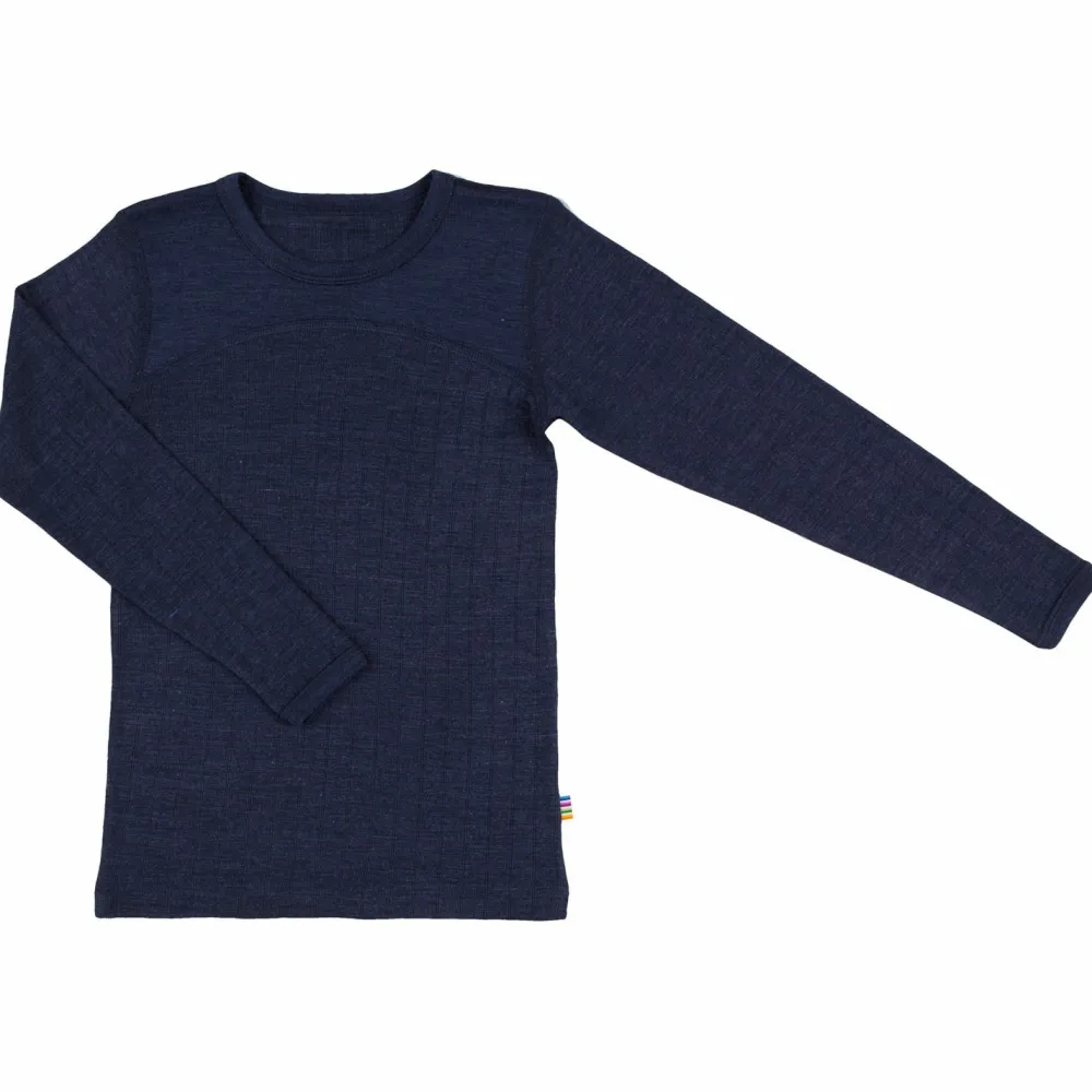 Joha - Kid's Blouse Long Sleeves 85/15 - Merinounterwäsche Navy New