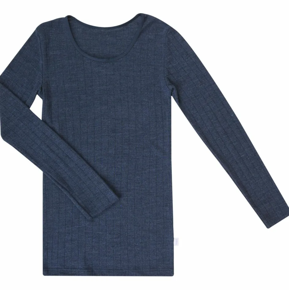 Joha Alltagsbekleidung|Merinounterwäsche-- Women's Blouse 85/15 - Merinounterwäsche Navy