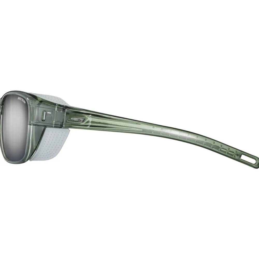 Julbo - Camino Spectron S4 - Gletscherbrille Green / Light Grey / Brown / Silver Flash Hot