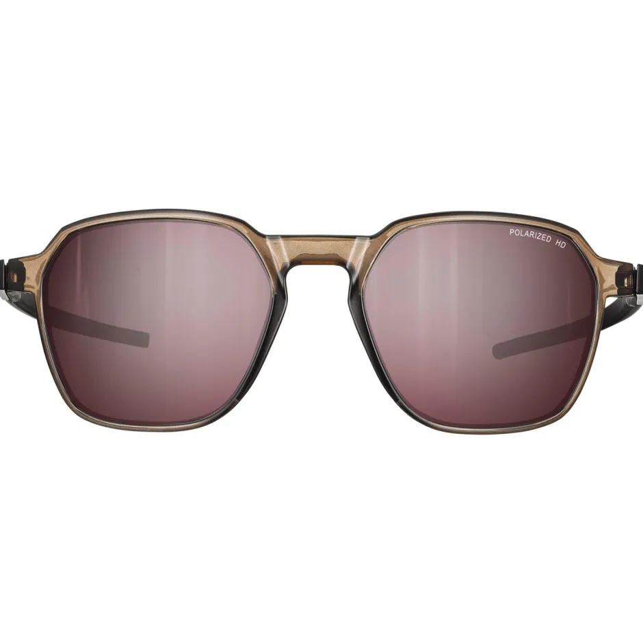 Julbo Wanderbekleidung|Alltagsbekleidung-- Drive Spectron HD Polarized S3 - Sonnenbrille Brown / Black / Rose / Silver Flash