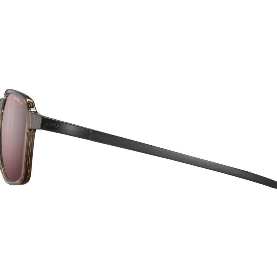 Julbo Wanderbekleidung|Alltagsbekleidung-- Drive Spectron HD Polarized S3 - Sonnenbrille Brown / Black / Rose / Silver Flash