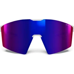 Julbo - Edge Groupama FDJ Spectron HD S3 (VLT 15%) - Fahrradbrille White / Blue / Vermilion Hot