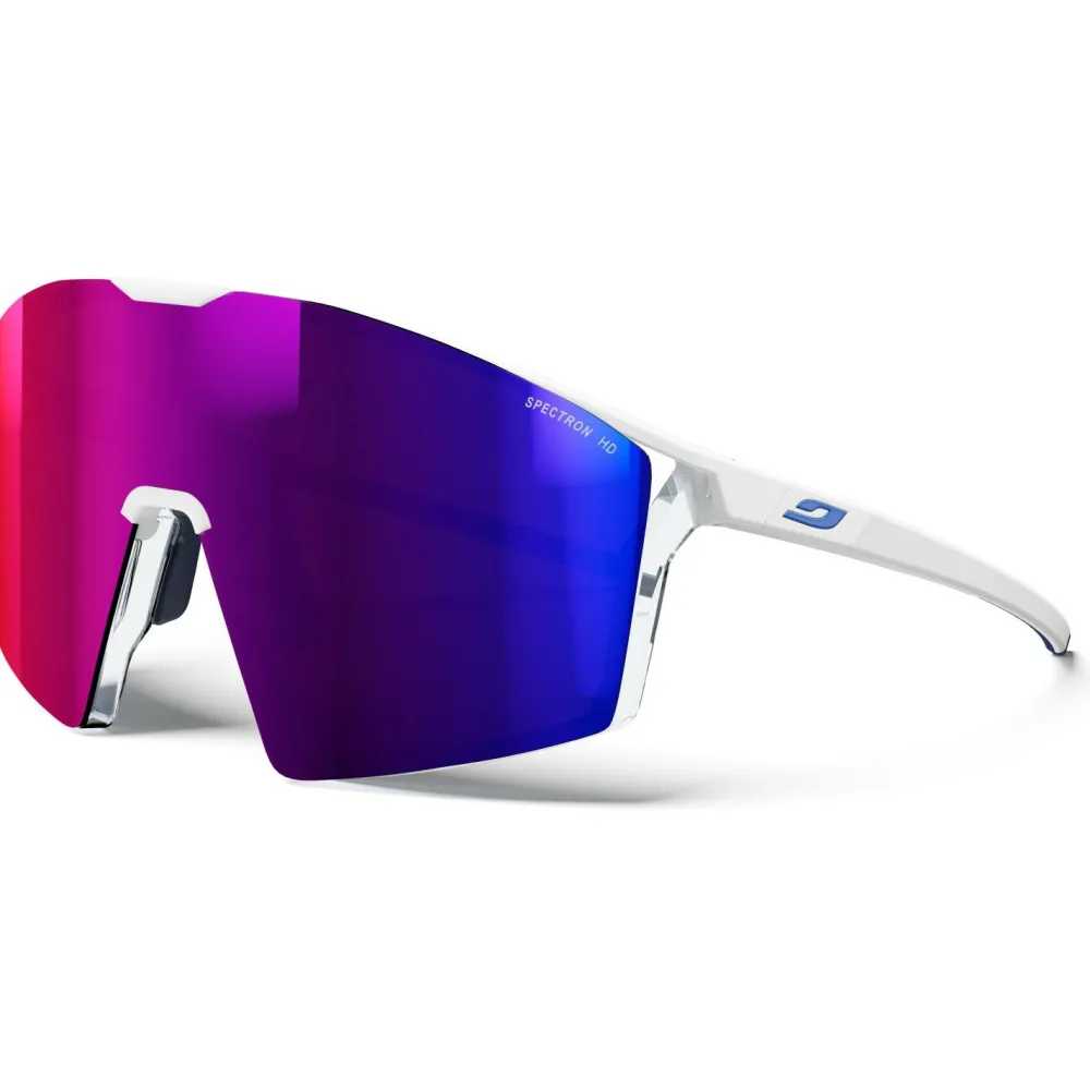 Julbo - Edge Groupama FDJ Spectron HD S3 (VLT 15%) - Fahrradbrille White / Blue / Vermilion Hot