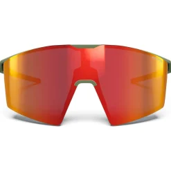 Julbo - Edge Spectron S3 + Spectron S0 (VLT 12%) - Fahrradbrille Khaki / Black / Smoke Grey Sale