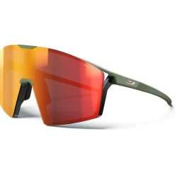 Julbo - Edge Spectron S3 + Spectron S0 (VLT 12%) - Fahrradbrille Khaki / Black / Smoke Grey Sale