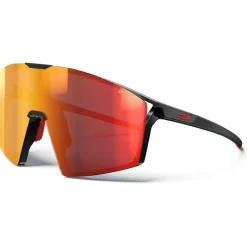 Julbo Fahrradbekleidung|Fahrradbrillen-- Edge Spectron S3 (VLT 12%) - Fahrradbrille Chestnut Brown / Neon Yellow / Smoke Grey