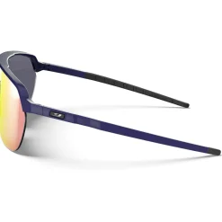 Julbo Fahrradbekleidung|Fahrradbrillen-- Frequency Reactiv LA S1-3 - Fahrradbrille Dark Violet / Yellow / Rose Gold