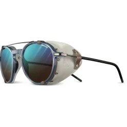 Julbo Trekkingbekleidung|Hochtourenbekleidung-- Legacy Reactiv S2-4 (VLT 7-35%) - Gletscherbrille Blue Transparent / Beige / Black / Blue Flash