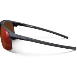 Julbo Alltagsbekleidung|Wanderbekleidung-- Liry Reactiv HC S0-3 - Sonnenbrille Grey Matt / Dark Brown / Light / Multilayer Red