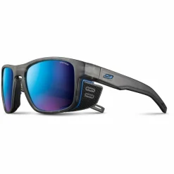 Julbo Wanderbekleidung|Brillen-- Shield M S3 (VLT 13%) - Sonnenbrille Grey / Blue / Grey