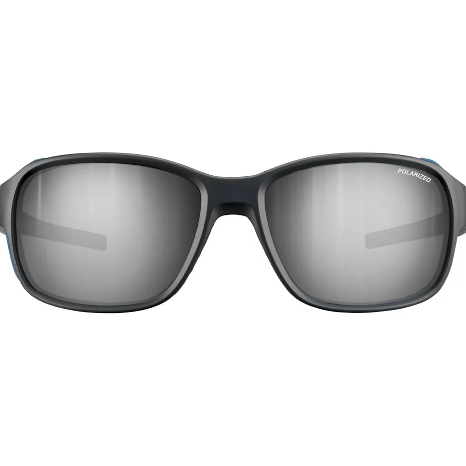Julbo Trekkingbekleidung|Hochtourenbekleidung-- Women's Monterosa 2 Polarized S3 (VLT 12%) - Gletscherbrille Black / Blue / Orange / Smoke Grey