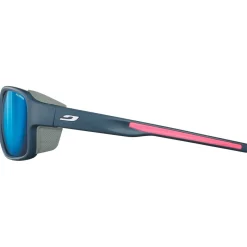 Julbo Trekkingbekleidung|Hochtourenbekleidung-- Women's Monterosa 2 Polarized S3 (VLT 12%) - Gletscherbrille Black / Blue / Orange / Smoke Grey
