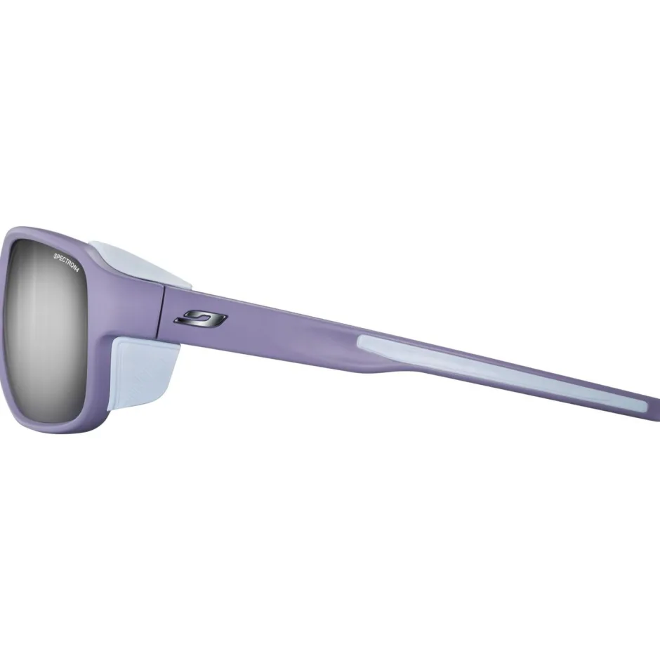 Julbo Trekkingbekleidung|Hochtourenbekleidung-- Women's Monterosa 2 Spectron S4 - Gletscherbrille Violet / Lavender / Brown / Silver Flash