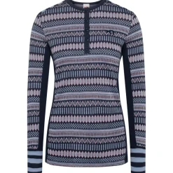 Kari Traa Skibekleidung|Merinounterwäsche-- Women's Åkle L/S - Merinounterwäsche Dark Navy Blue