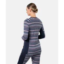 Kari Traa Skibekleidung|Merinounterwäsche-- Women's Åkle L/S - Merinounterwäsche Dark Navy Blue