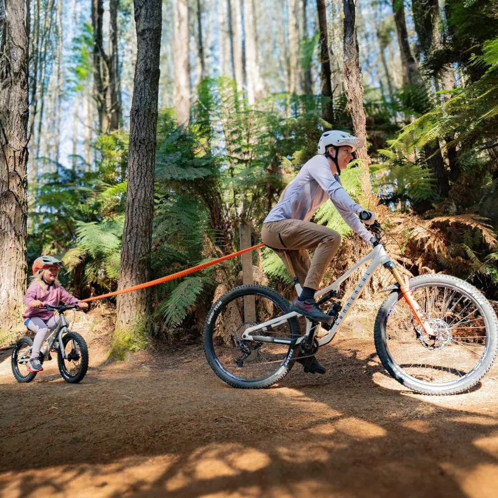 Kids Ride Shotgun - MTB Tow Rope - Fahrradabschleppseil Orange