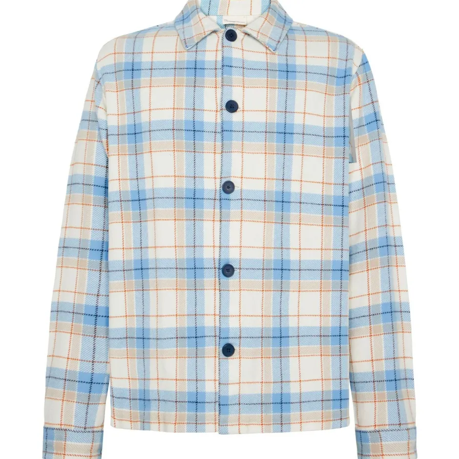 KnowledgeCotton Apparel - Big Checked Heavy Fanne - Hed