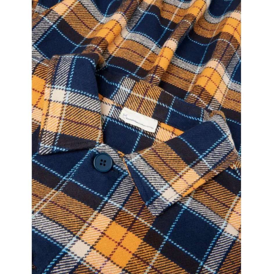 KnowledgeCotton Apparel - Big Checked Heavy Fanne - Hed