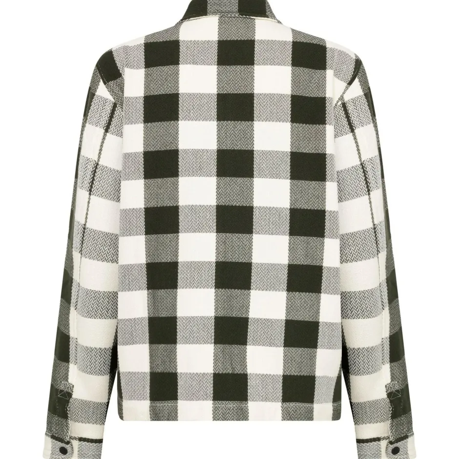 KnowledgeCotton Apparel - Checkered Heavy Fanne Overhirt - Hed