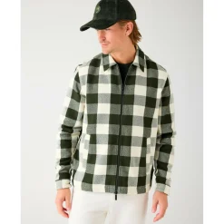 KnowledgeCotton Apparel - Checkered Heavy Fanne Overhirt - Hed
