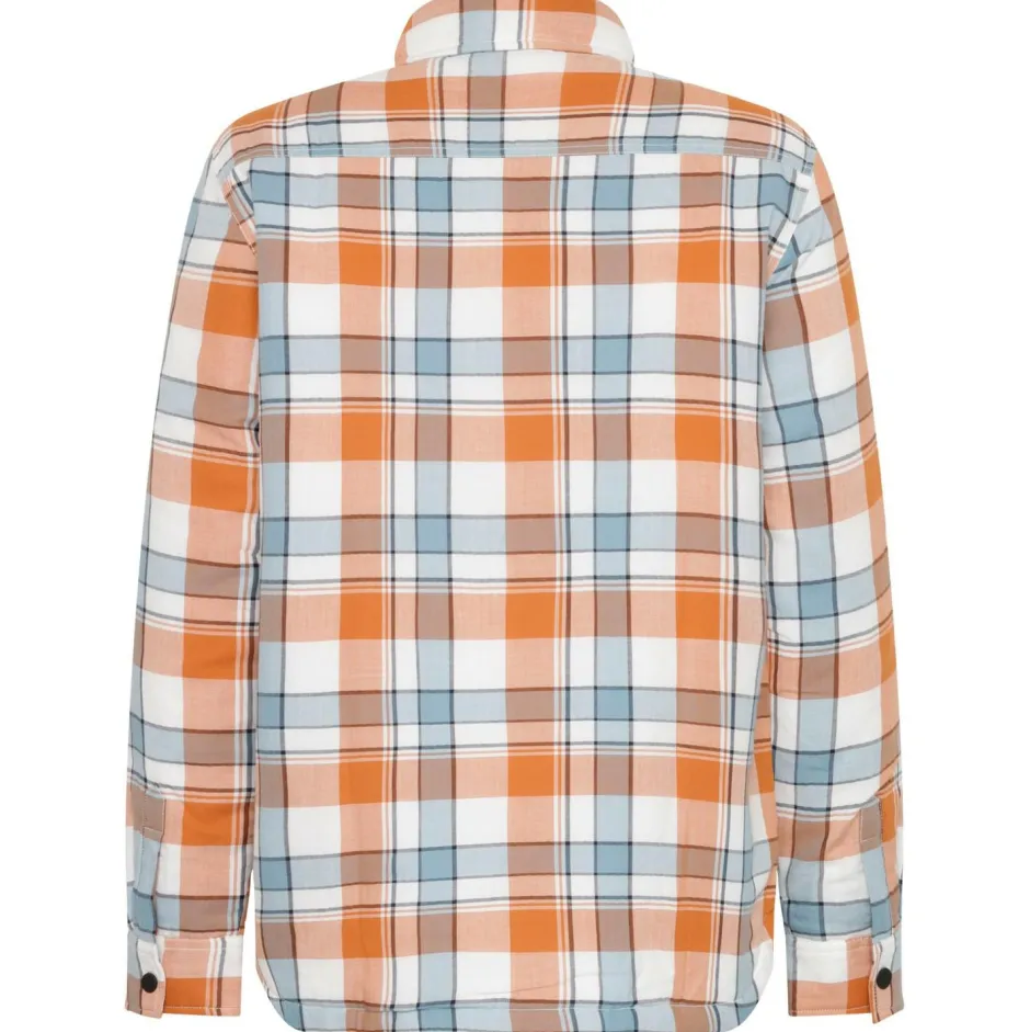 KnowledgeCotton Apparel Shirts, Hemden & Longsleeves|Alltagsbekleidung-- Checked Loose Fit Padded Overshirt - Hemd
