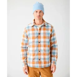 KnowledgeCotton Apparel Shirts, Hemden & Longsleeves|Alltagsbekleidung-- Checked Loose Fit Padded Overshirt - Hemd