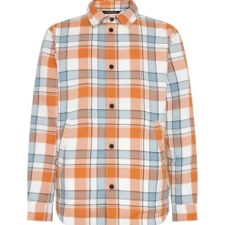KnowledgeCotton Apparel Shirts, Hemden & Longsleeves|Alltagsbekleidung-- Checked Loose Fit Padded Overshirt - Hemd