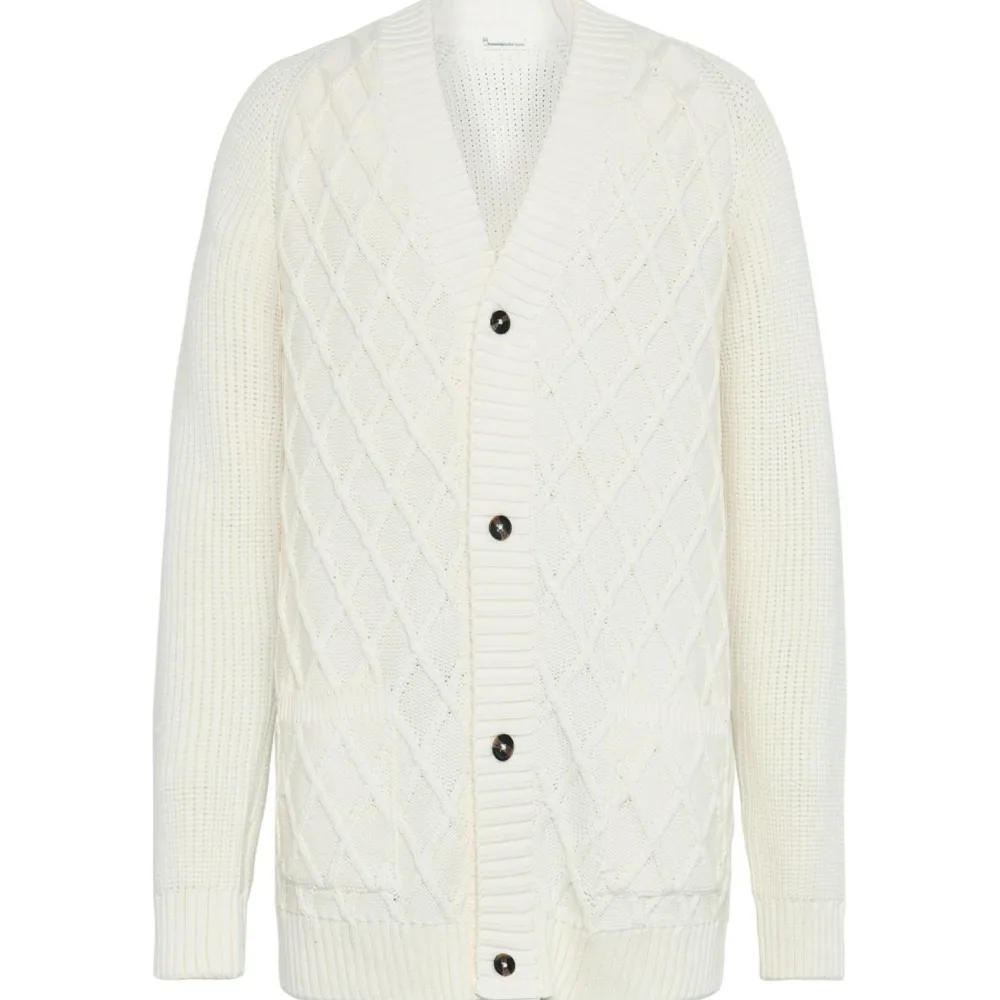 - Cotton Diaond Cardigan Knit - Wojacke < KnowledgeCotton Apparel Online