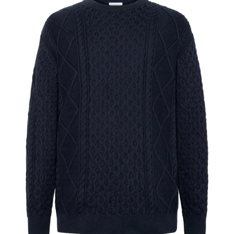 KnowledgeCotton Apparel - Cotton Cabe Crew Neck - Wopuover