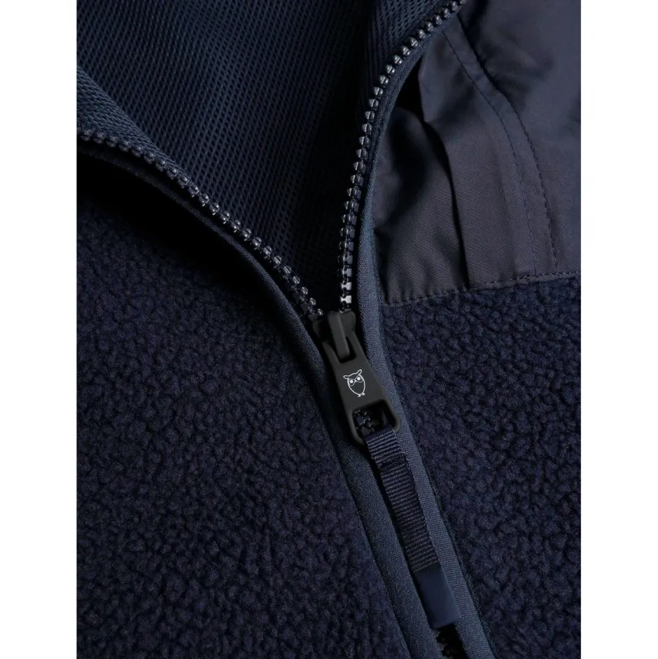 KnowledgeCotton Apparel Westen|Alltagsbekleidung-- ED Adv. Loose Fit Zip Fleece Vest - Fleeceweste