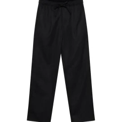 KnowledgeCotton Apparel - Fig Wool Elastic Waist Pant - Freizeithose Dark Grey Melange Outlet