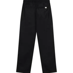 KnowledgeCotton Apparel - Fig Wool Elastic Waist Pant - Freizeithose Dark Grey Melange Outlet