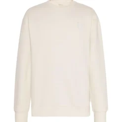 KnowledgeCotton Apparel Pullover & Hoodies|Alltagsbekleidung-- Heavy Diagonal Structure Sweater - Fleecepullover Egret