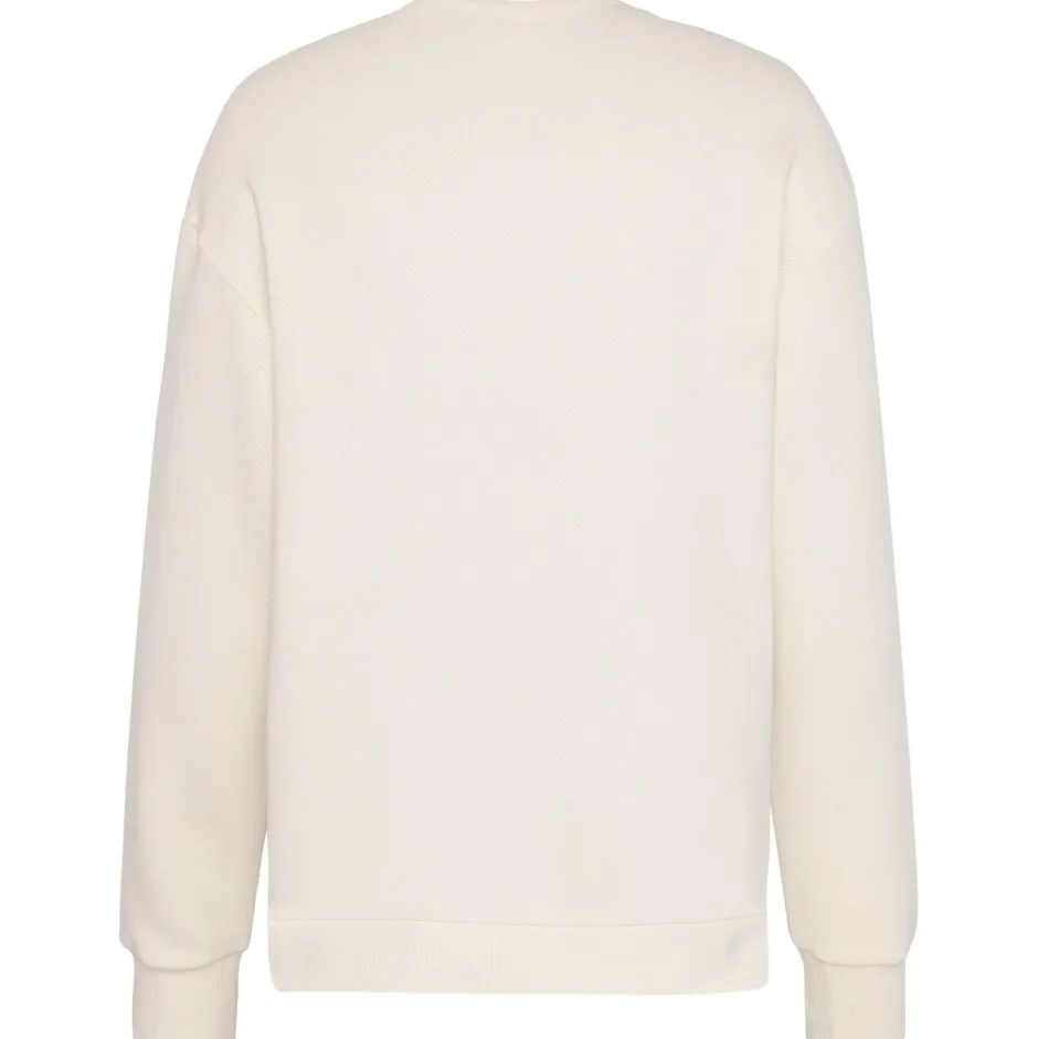 KnowledgeCotton Apparel Pullover & Hoodies|Alltagsbekleidung-- Heavy Diagonal Structure Sweater - Fleecepullover Egret