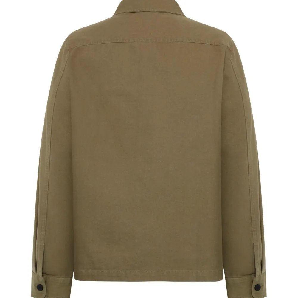 KnowledgeCotton Apparel - Heavy Canvas Overshirt - Hemd Burned Olive