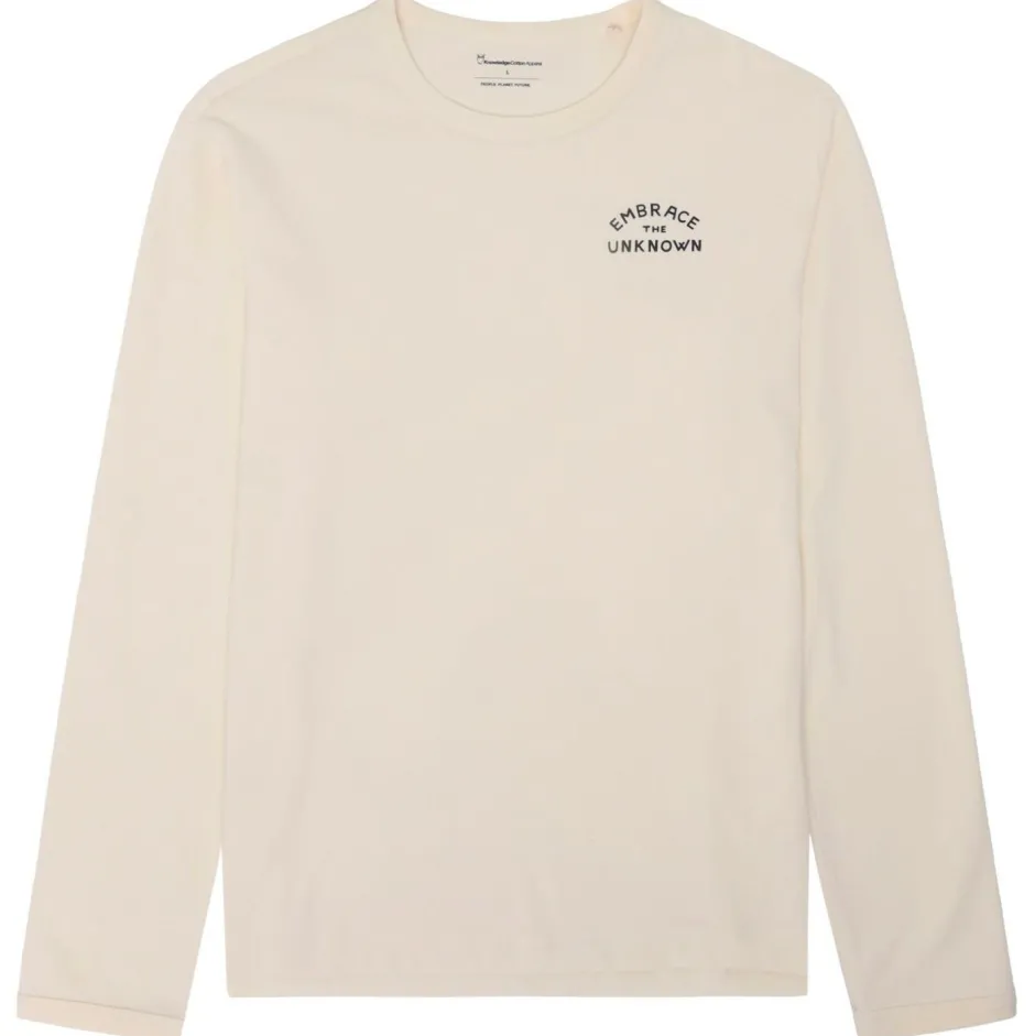 KnowledgeCotton Apparel - ong eeved Caping Back Print - ongeeve