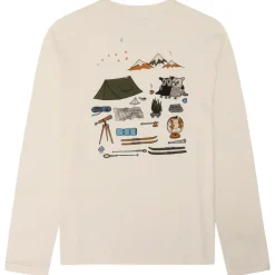 KnowledgeCotton Apparel - ong eeved Caping Back Print - ongeeve