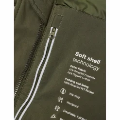 KnowledgeCotton Apparel Jacken|Alltagsbekleidung-- Long Soft Shell Jacket Climate Shell - Mantel