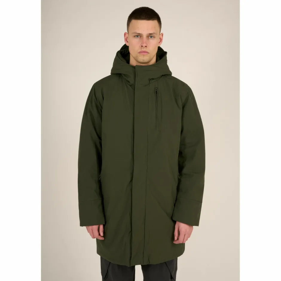 KnowledgeCotton Apparel Jacken|Alltagsbekleidung-- Long Soft Shell Jacket Climate Shell - Mantel