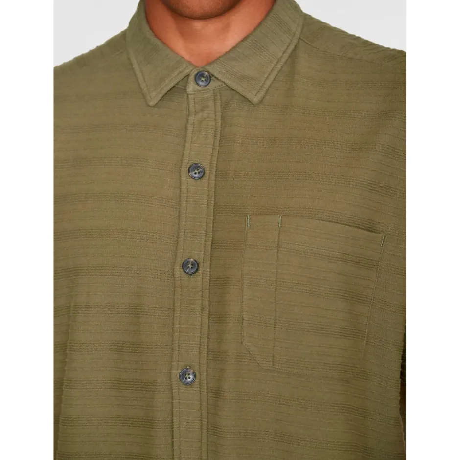 KnowledgeCotton Apparel - ooe / oid triped Jerey - Hed