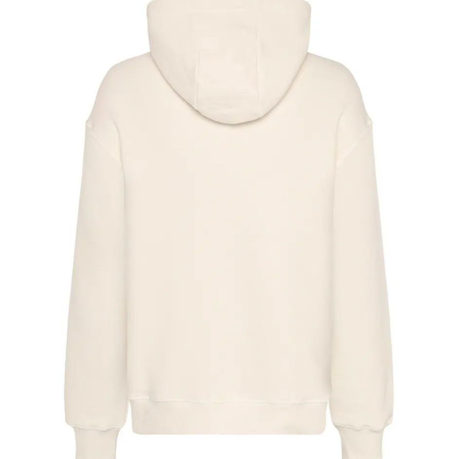KnowledgeCotton Apparel Pullover & Hoodies|Pullover & Hoodies-- Loose Kangaroo Pocket Sweat with Embroidery - Hoodie