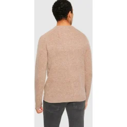 KnowledgeCotton Apparel - O-Neck Wool Knit - Wollpullover Hot