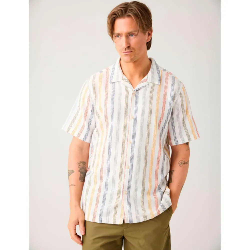 - Organic Cotton Striped Shirt - Hed < KnowledgeCotton Apparel Hot