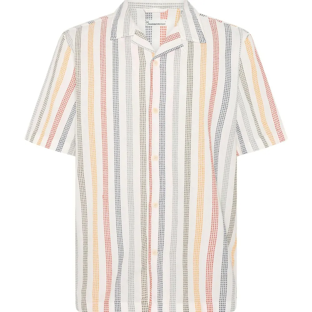 - Organic Cotton Striped Shirt - Hed < KnowledgeCotton Apparel Hot