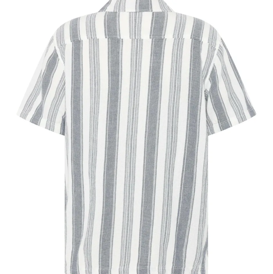 KnowledgeCotton Apparel - Organic Cotton Striped Shirt II - Hed